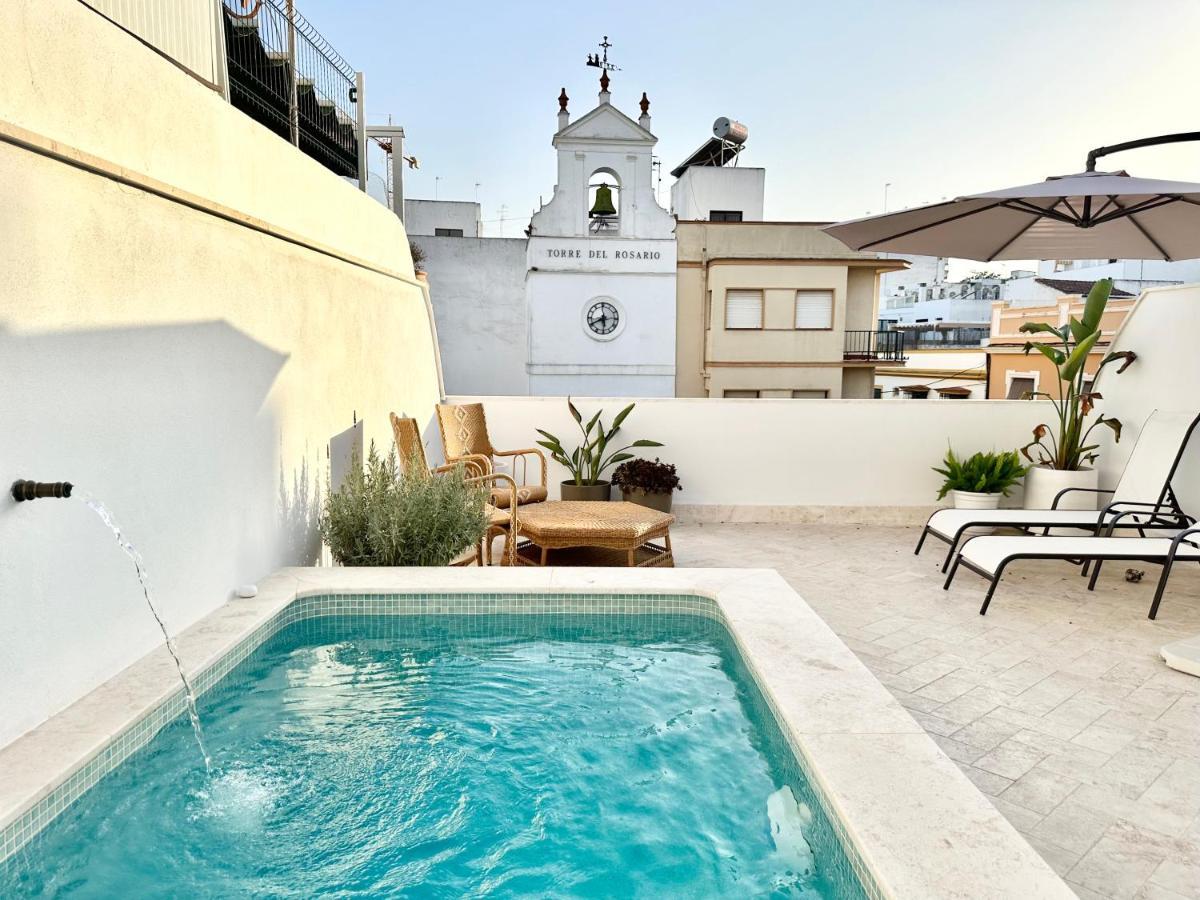 Apartamento Duplex Con Piscina Privada En Terraza Alcalá de Guadaira Kültér fotó