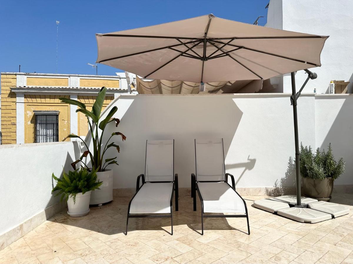 Apartamento Duplex Con Piscina Privada En Terraza Alcalá de Guadaira Kültér fotó